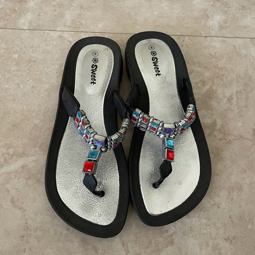 jewel sandals